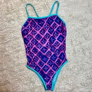 Patagonia girls swimsuit purple XS 5-6